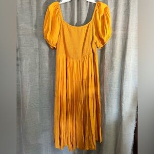 Yellow summer dress